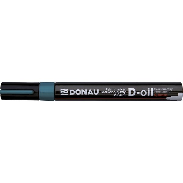 Marker olejowy DONAU D-Oil, okrągły, 2,8mm, zielony
