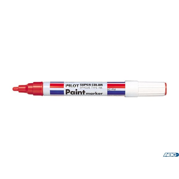 Marker olejowy PILOT grubość M czerwony PISC-PMR