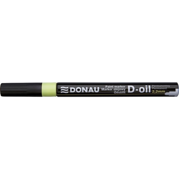 Marker olejowy DONAU, 2,2mm, zawieszka, żółty