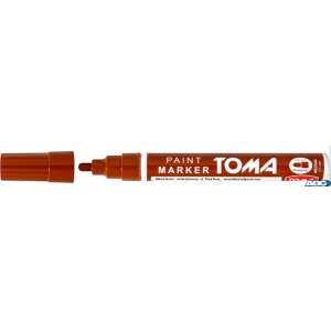 Marker olejowy, fibrowa końcówka 2,5mm, brązowy TO-440 Toma