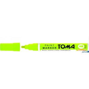 Marker olejowy, fibrowa końcówka 2,5mm, zielony neon TO-440 Toma