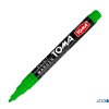 Marker olejowy,cienka fibrowa końcówka 1,5mm,  zielony TO-441 Toma