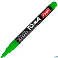 Marker olejowy,cienka fibrowa końcówka 1,5mm,  zielony TO-441 Toma