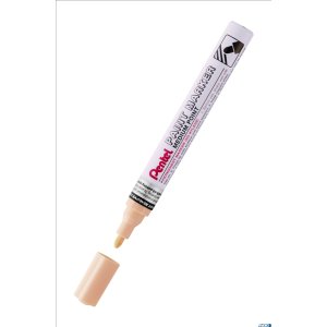 Marker olejowy Pentel średnia okrągła  końcówka,  MMP10-WG kremowy żółty
