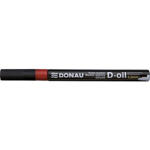 Marker olejowy DONAU, 2,2mm, zawieszka, czerwony