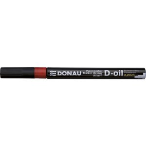 Marker olejowy DONAU D-Oil, okrągły, 2,2mm, czerwony