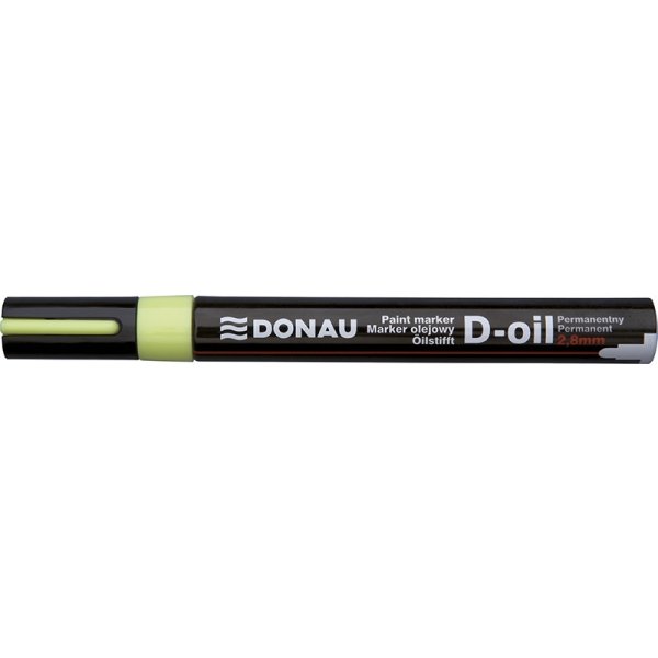 Marker olejowy DONAU D-Oil, okrągły, 2,8mm, żółty