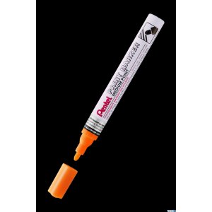 Marker olejowy Pentel średnia okrągła  końcówka,  MMP10-F pomarańczowy
