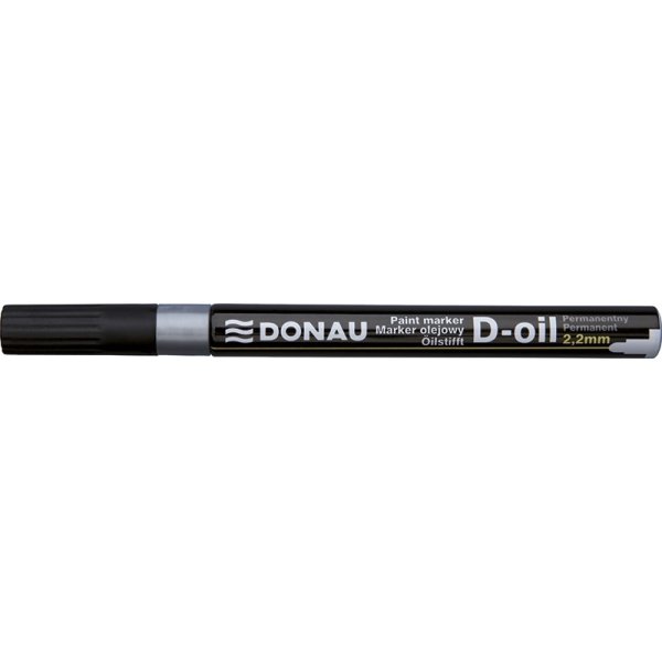 Marker olejowy DONAU, 2,2mm, zawieszka, srebrny