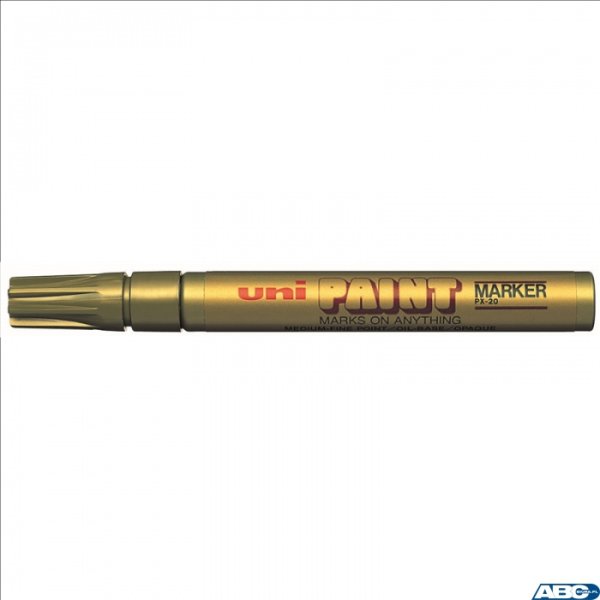 Marker olejowy PX-20 błyszczący złoty UNI (X)