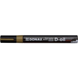 Marker olejowy DONAU D-Oil, okrągły, 2,8mm, złoty