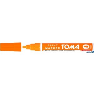 Marker olejowy, fibrowa końcówka 2,5mm, pomarańczowy TO-440 Toma