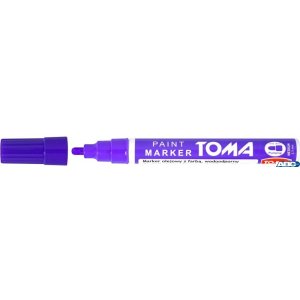 Marker olejowy, fibrowa końcówka 2,5mm, fioletowy TO-440 Toma (X)