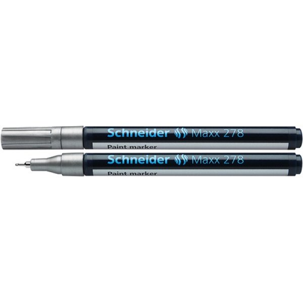 Marker olejowy SCHNEIDER Maxx 278, 0,8mm, srebrny