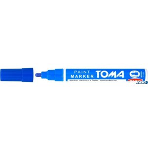 Marker olejowy, fibrowa końcówka 2,5mm, niebieski TO-440 Toma