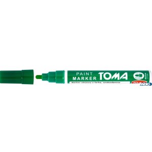 Marker olejowy, fibrowa końcówka 2,5mm, zielony TO-440 Toma