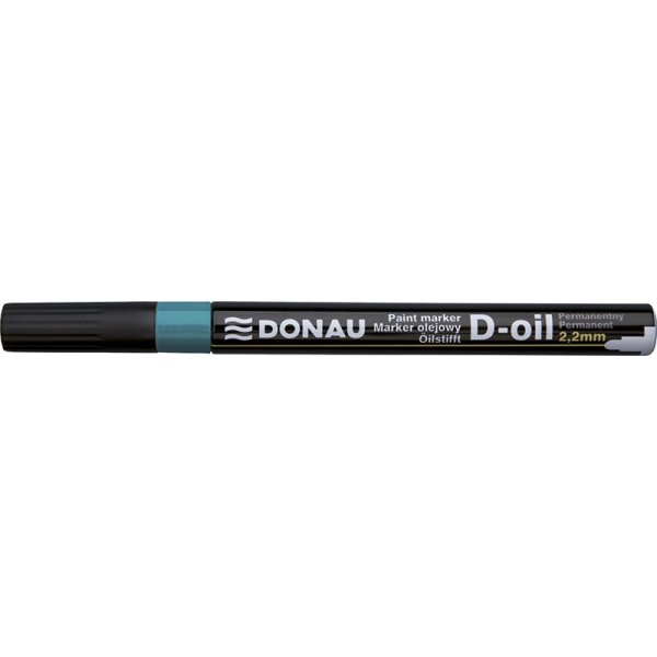 Marker olejowy DONAU, 2,2mm, zawieszka, zielony