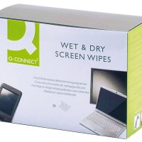 Chusteczki do czyszczenia ekranów TFT/LCD Q-CONNECT, 2x20szt.