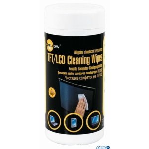 Chusteczki do czyszczenia ekranów YELLOW ONE (125-1034) 100szt duża tuba