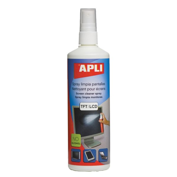 Spray do czyszczenia ekranów TFT/LCD APLI, 250ml