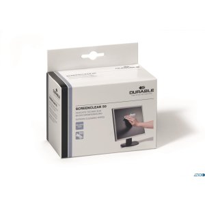 Chusteczki do czyszczenia ekranów DURABLE (578702) 50szt