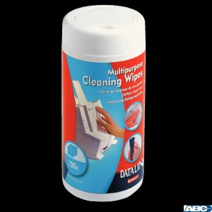 Chusteczki wilgotne do plastiku ESSELTE DATALINE (100szt) 67656