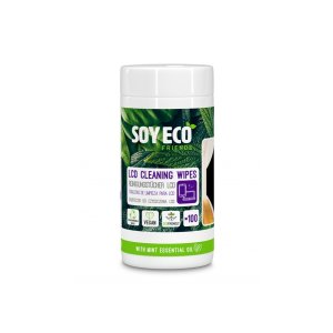 Ściereczki do czyszczenia ekranów SOYECO, Eco, wilgotne, 100 szt.