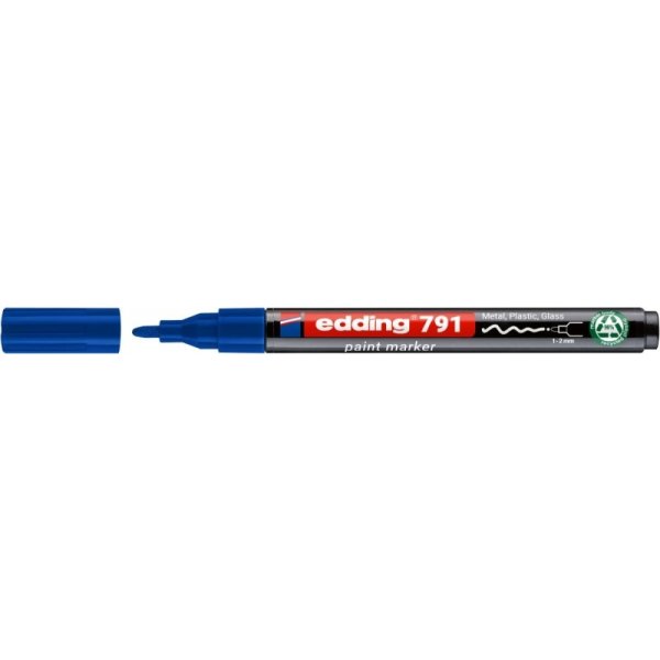 Marker olejowy e-791 EDDING, PCR, niebieski