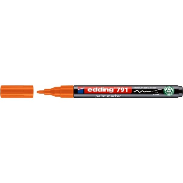 Marker olejowy e-791 EDDING, PCR, pomarańczowy