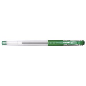 Długopis żelowy DONAU z wodoodpornym tuszem 0,5mm, zielony