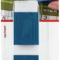Gumka do wymazywania e-R20 EDDING, 2 szt., blister, biała