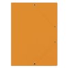 Teczka z gumką DONAU, preszpan, A4, 390gsm, 3-skrz., pomarańczowa