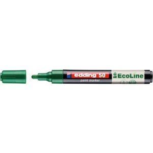 Marker olejowy na bazie wody e-50 EDDING EcoLine, 2-3mm, zielony