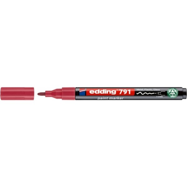Marker olejowy e-791 EDDING, PCR, różowy