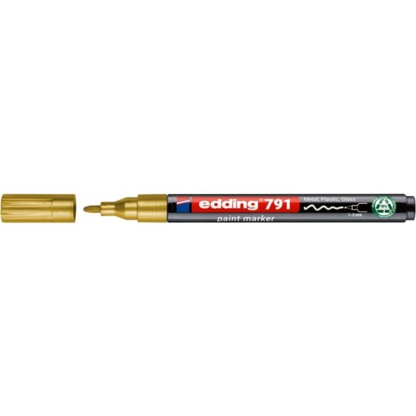 Marker olejowy e-791 EDDING, PCR, złoty