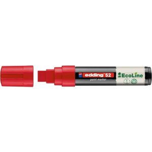 Marker olejowy na bazie wody e-52 EDDING EcoLine, 4-15mm, czerwony