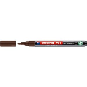 Marker olejowy e-791 EDDING, PCR, brązowy