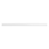 Listwa zaciskająca DONAU, PVC, A4, 4mm, do 40 kartek, biała