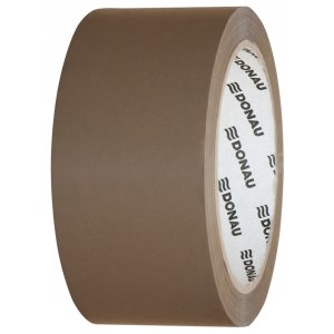 Taśma pakowa DONAU Hot-Melt , 48mm, 66m, 50mikr., brązowa