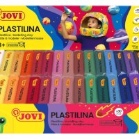 Display plasteliny JOVI, 30x50g, 2x15 kolorów, mix kolorów