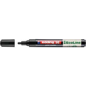 Marker olejowy na bazie wody e-50 EDDING EcoLine, 2-3mm, czarny