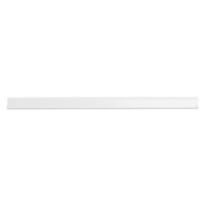 Listwa zaciskająca DONAU, PVC, A4, 8mm, do 80 kartek, biała