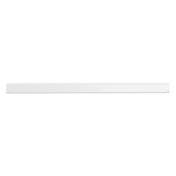 Listwa zaciskająca DONAU, PVC, A4, 8mm, do 80 kartek, biała