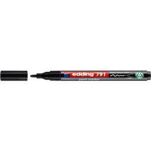 Marker olejowy e-791 EDDING, PCR, czarny