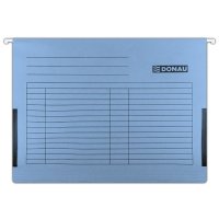 Teczka zawieszkowa DONAU z boczkami, A4, 230gsm, niebieska