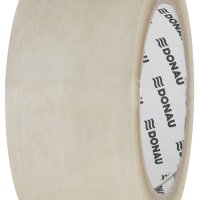 Taśma pakowa DONAU Hot-Melt , 48mm, 66m, 50mikr., transparentna