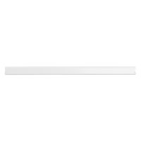 Listwa zaciskająca DONAU, PVC, A4, 6mm, do 60 kartek, biała