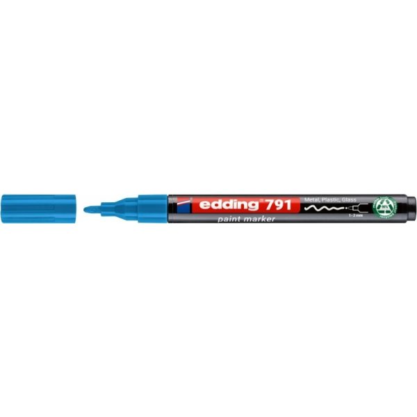 Marker olejowy e-791 EDDING, PCR, jasnoniebieski