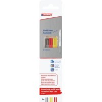Wymienne wkłady e-8881 EDDING, do ołówka e-8880, 6 szt., blister, mix kolorów