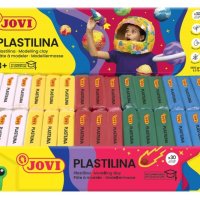 Display plasteliny JOVI, 30x50g, 6x5 kolorów, mix kolorów